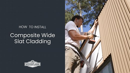 How to Install WoodPlank’s Composite Wide Slat Cladding