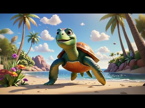🐢💨 Turtle in a Hurry! | 3D Animated Adventure Song for Kids on YouTube