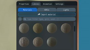 Light Tracer Render 2.3 offers 1500  PBR materials