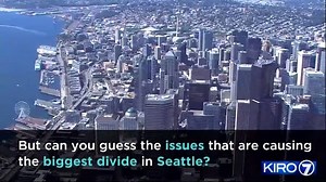 Seattle locals and transplants may bond over Seahawks, but on other city topics -- not so much. On KIRO 7 at 5, we talk about the biggest divides. Watch on-air or kiro.tv/LiveNews. | KIRO 7 News