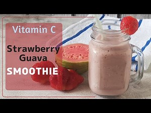 Healthy Strawberry Guava Smoothie Recipe | Refreshing Smoothie Recipes | Homemade