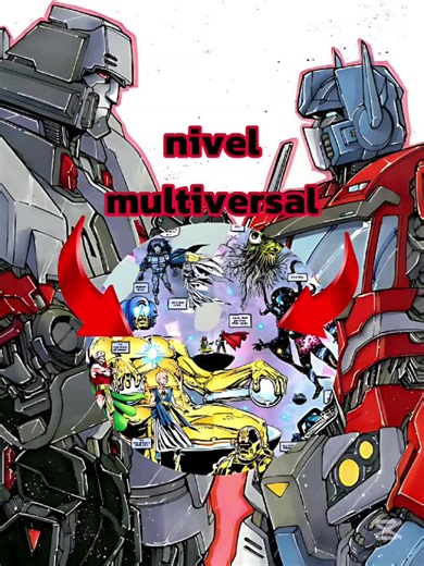 optimus prime y megatron al nivel de marvel/transformers idw #transformers #marvel #marvel comic #optimus prime #megatron