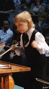 26K views · 741 reactions | 7-year-old Edward Yudenich conducts The student Orchestra of the State Conservatory of Uzbekistan. Do you all realize that he's memorized the score? For those that don't know, it means that he knows every note that everyone plays. He'a also a violinist and pianist! ✨  "The Bat: Overture" by Johann Strauss Via @artgaleryx | Enjoy Music and Arts | Facebook