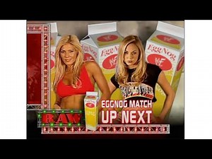 Torrie Wilson vs Stacy Keibler in Eggnog