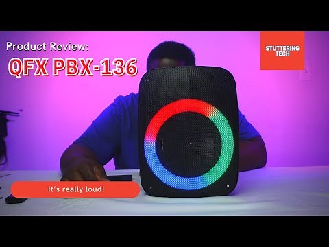 QFX PBX Bluetooth Speaker Review