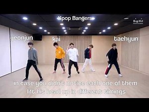 THINGS YOU DIDN’T NOTICE IN TXT ‘CROWN’ DANCE PRACTICE