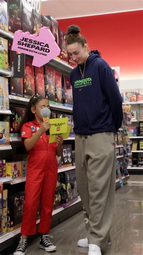169K views · 279 reactions | Every build tells a story.  Inside the LEGO aisle at Target, Dash + Ariella sat down with Minnesota Lynx players Jaylyn + Jessica. What they built together went beyond the creative builds: confidence, curiosity, and connection. 隣✨ #SheBuiltThat https://tgt.biz/lhKgwu | Target | Facebook