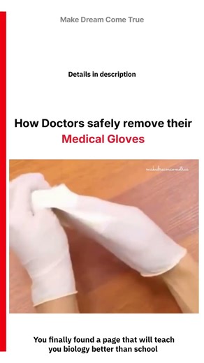 🧤 How do doctors safely 🦠 remove their Medical Gloves 🧑‍⚕️ | MDCT
