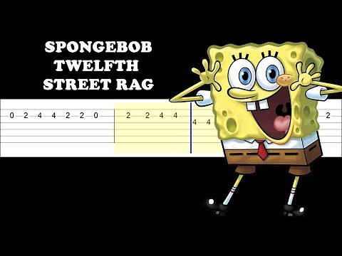 SpongeBob - Twelfth Street Rag (Easy Guitar Tabs Tutorial)
