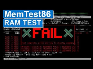 How To Use Memtest86 - Test your RAM