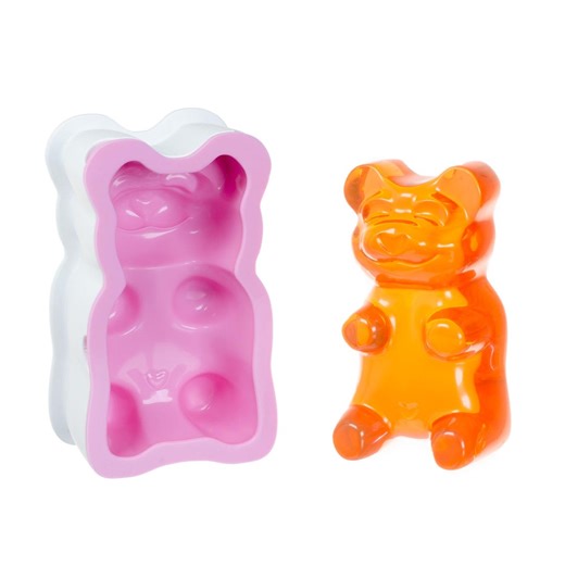 6" Gummy Bear Silicone Mold | Candy Art | Food-safe - Etsy