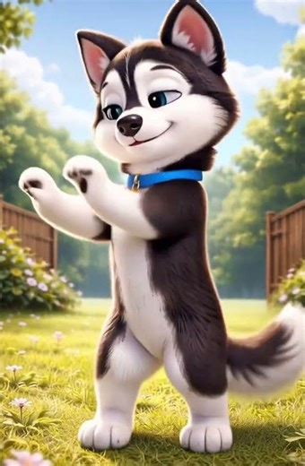 When Your Husky Starts Dancing Like a Human 🤯