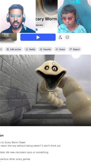 Roblox Climb Scary Worm Tower Funny Shorts