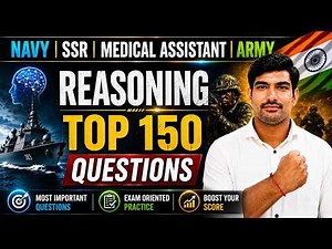 Navy SSR/Medical Assistant/Army Reasoning Top 150 Questions with Short Tricks 2026 | By Robin Sir