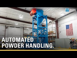 Integrated System for Fine Protein Powder, Auto Palletizing & Bulk Bag Filling | Material Transfer