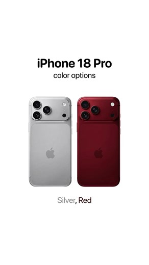 iPhone 18 Pro Color Options