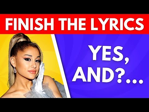 Finish the Lyrics Challenge 2024 🎤🎶 | Guess the Song Quiz | Music Quiz