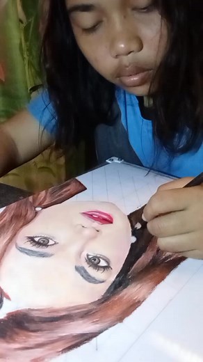 1.1M views · 56K reactions | "Fyang" Sofia smith portrait Using oil pastel | Llamoro Angela Bayonas | Facebook
