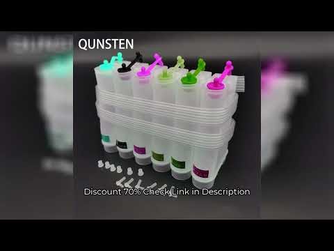 6 Color CISS Outer Ink Tank 85ml Volume Bottle DIY Refill Kit Tool For Epson Canon HP Brother Inkjet