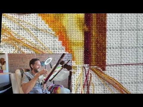 Flosstube Extra: Stitch and Chat with Me Mystery Full Coverage Cross Stitch