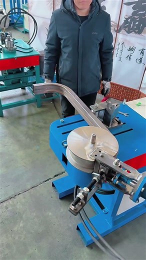 Hydraulic Pipe Bending Machine – Easy & Precise Angle Bending for Metal Pipes" #shortsfeed