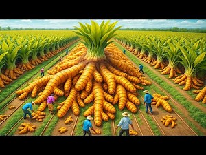 How Farmers Harvest Turmeric This Way Turmeric Farming and Processing Farming Documentary