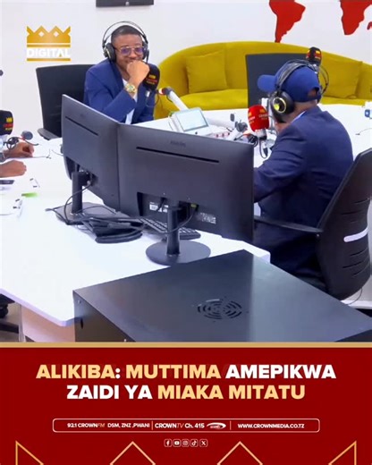 Crown TV on Instagram: "Kama una mashaka kuhusu @mutimawangu msanii mpya wa @kingsmusicrecords basi ondoa kabisa shaka kwani Mfalme wa Bongo Flava @officialalikiba ametuhakikishia Leo ndani ya @kasrilakikeke kuwa Muttima amepikwa kwa muda wa miaka mitatu hivyo sasa hivi ameiva kabisa. Sikiliza CROWN FM kupitia 92.1 Mhz, Radio Box & Radio Garden tafuta CROWN FM. Tutazame Live kupitia YOUTUBE channel yetu CROWN MEDIA na kwenye Kisimbuzi cha Azam TV ni chaneli namba 67. #HapaNiNyumbani #CrownMedia"
