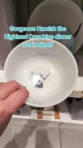 Gorgeous Highland Cow Dinner Set at Next Official