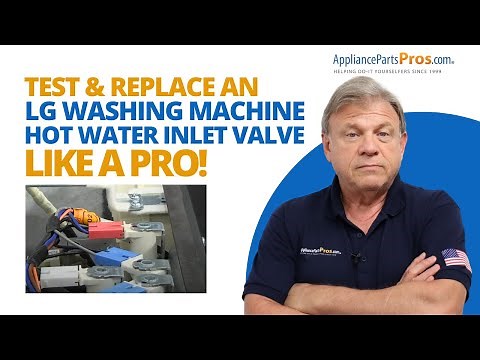 You Won't Believe How EASY it is to Replace an LG Washing Machine Hot Water Inlet Valve