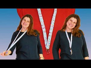 DIY Scrunchie Lanyard // How to Sew a Scrunchie Lanyard Tutorial for Beginners
