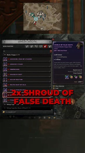 LET'S CRAFT AND SANCTIFY 2x SHROUD OF FALSE DEATH⚒️HOPEFULLY THAT WILL BE SOMETHING!🔞#d4 #11 #d4