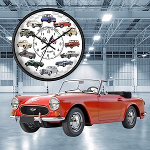 British Classic Cars Wall Clock, A Celebration of Over 70 Years of Automotive History - Etsy