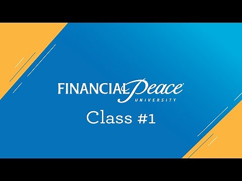 Financial Peace University Class #1