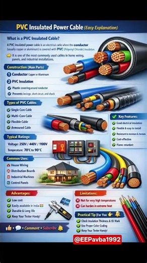 PVC Insulated Power Cable#PVCCable #PowerCable #ElectricalEngineering #CableSolutions #Electrician