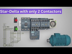 Star Delta circuit wiring with two contactors only