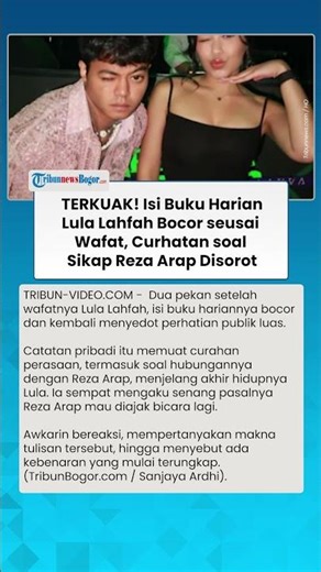 TERKUAK! Isi Buku Harian Lula Lahfah Bocor seusai Wafat, Curhatan soal Sikap Reza Arap Disorot