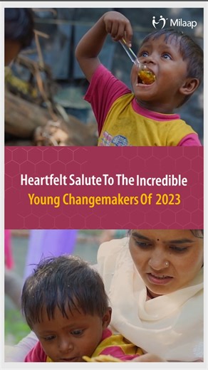 Heartfelt salute to the incredible young changemakers of 2023, whose stories are whispers of courage, echoes of kindness, and a promise for a brighter tomorrow. Let's join hands and create a world where compassion knows no bounds. Start a fundraiser today and make a difference that echoes through generations: https://bit.ly/start-a-fundraiser1 #milaap #incrediblehuman #fubdraising #makeadifference #gratitude #crowdfunding #help #kindnness | Milaap