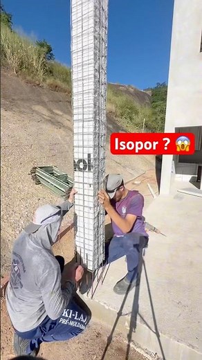 How to build a styrofoam column or pillar #tips #construction #building #ideas #mason