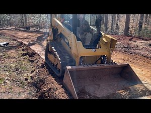 Installing a New Driveway with CAT 308 and 259D3
