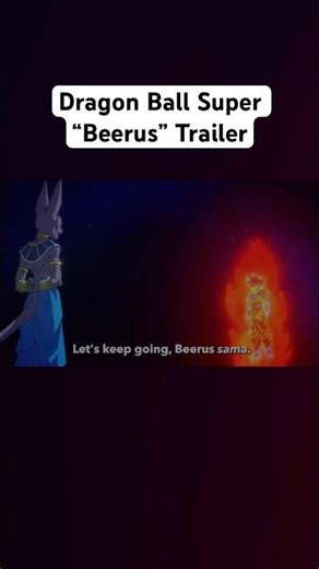 Dragon Ball Super “Beerus” Trailer #shorts #dragonballsuper