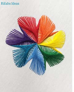 909K views · 15K shares | Flower embroidery design for dresses. Amazing flower embroidery for cushion cover. Hope you all try this flower pattern. | Rifahs ideas | Facebook