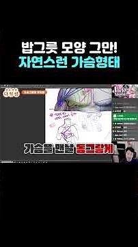 How to draw natural female breasts