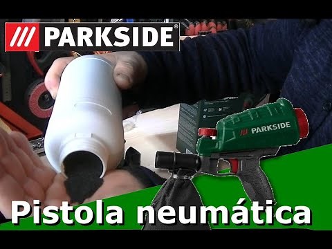 Pistola neumática de chorro de arena parkside