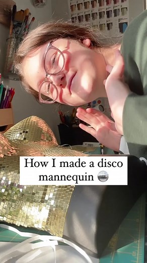DIY Disco Ball Mannequin Tutorial: Craft a Sparkling Glass Head Mannequin