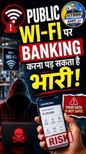 Public Wi-Fi पर Banking करना पड़ सकता है भारी! | Cyber Hygiene | Cyber Crime