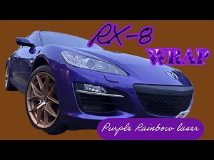RX-8 Purple Rainbow Laser WRAP