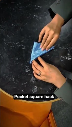 Pocket square hack. follow for more tip #PocketSquare #Gentlemanlook #FormalStyle #FashionShorts.