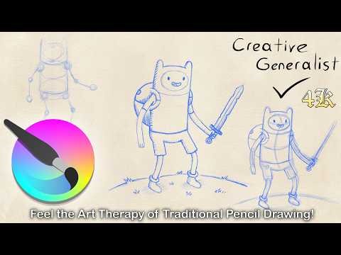 Adventure Time Finn Sketch Finding the Form Step by Step Tutorial Part 1