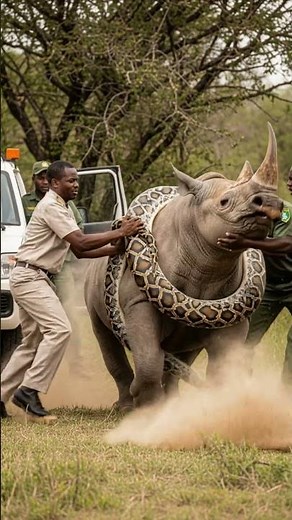 This Rhino Was Moments from Death—Then the Rangers Stepped In