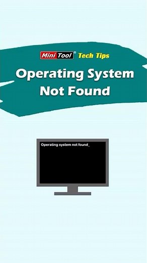 Quick Fix Operating System Not Found Error #windowstips #operatingsystem